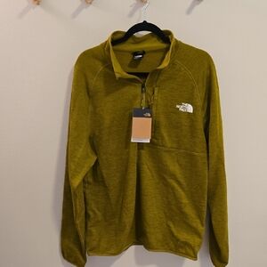 The North Face Men's Olive Zip-Up Sweater